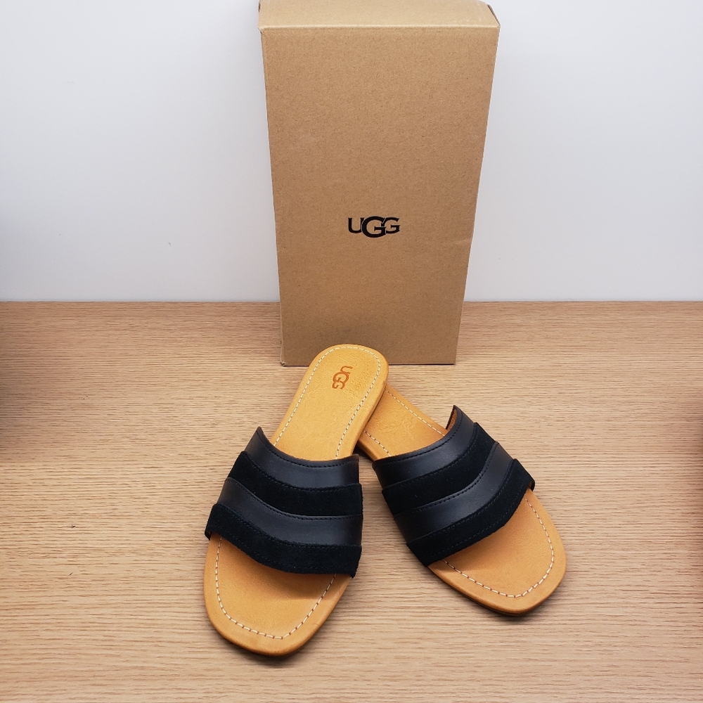 New UGG Sandals Slides Women Ximena leather Flip Flop